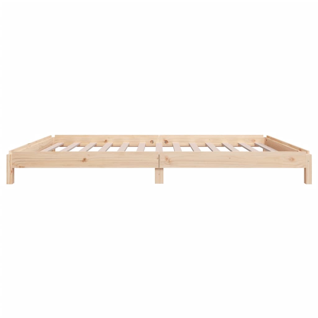 Stacking bed 100x200 cm solid pine wood