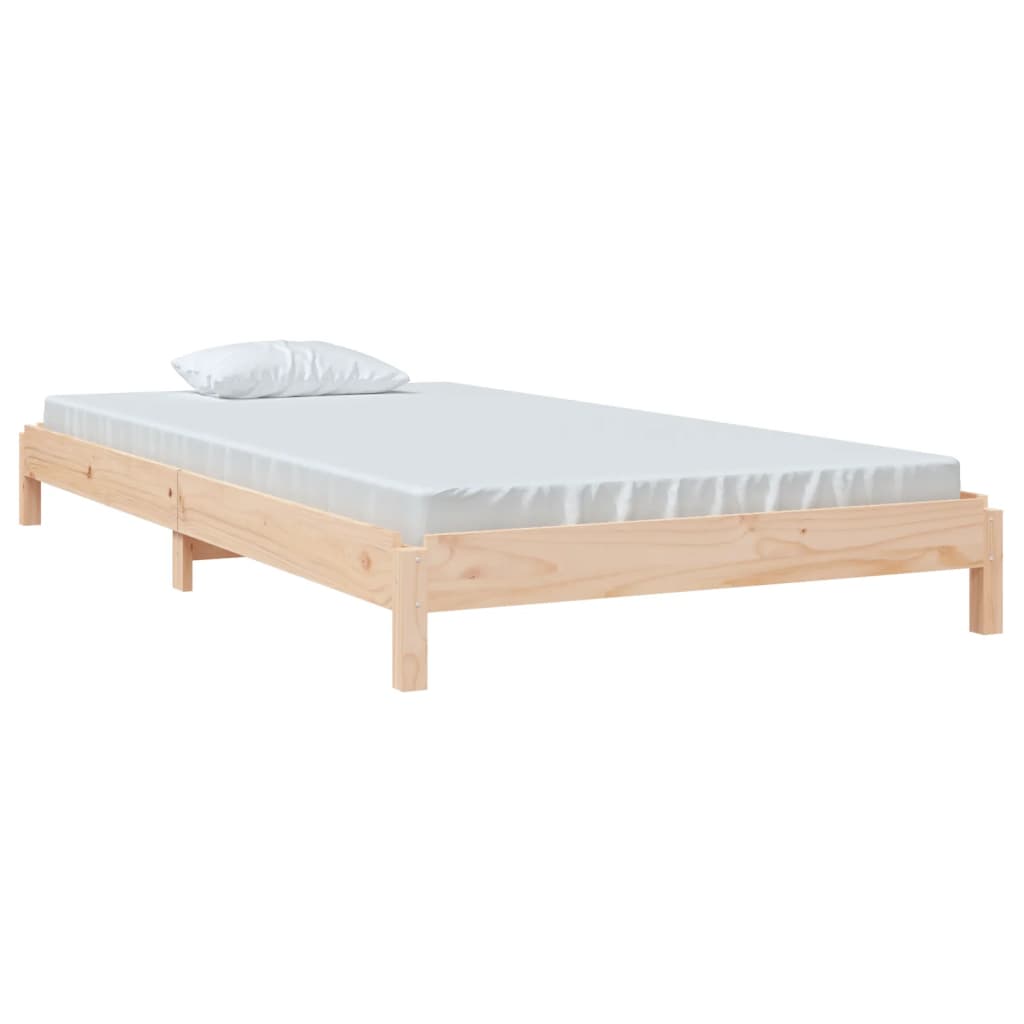 Stacking bed 90x200 cm solid pine wood