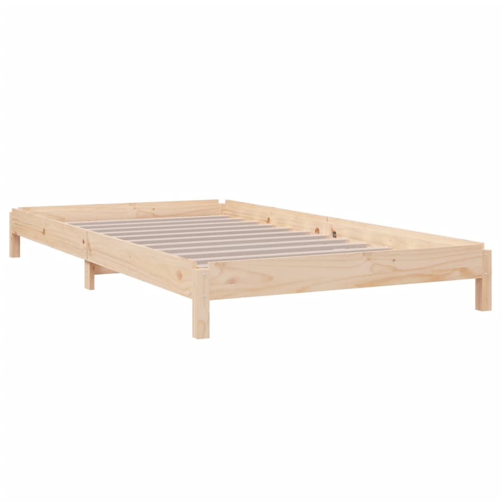 Stacking bed 90x200 cm solid pine wood