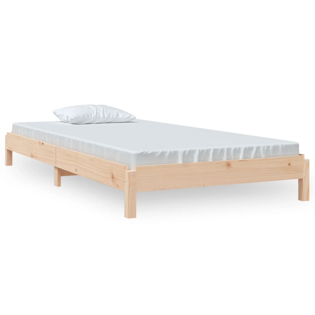 Stacking bed 90x190 cm solid pine wood