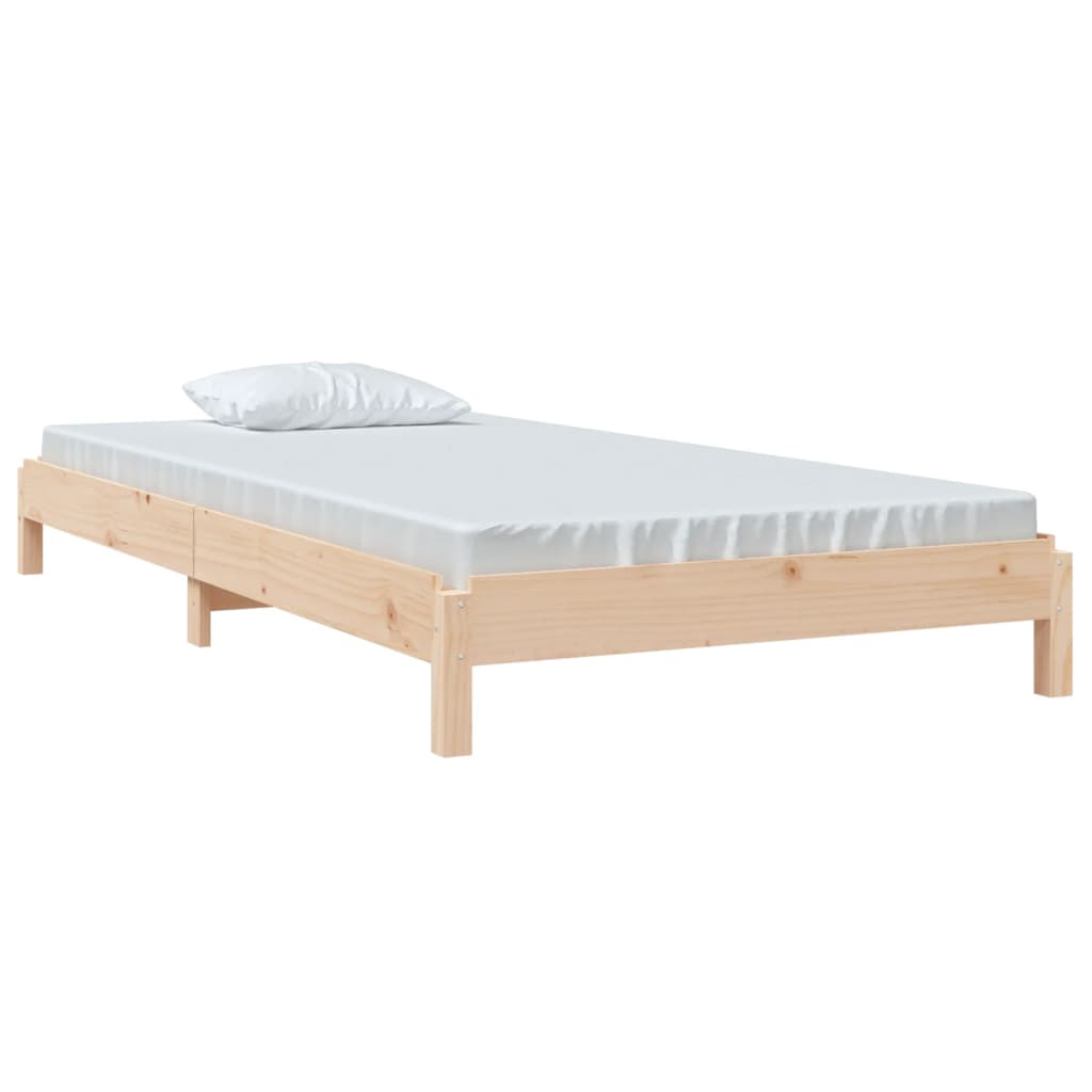 Stacking bed 90x190 cm solid pine wood