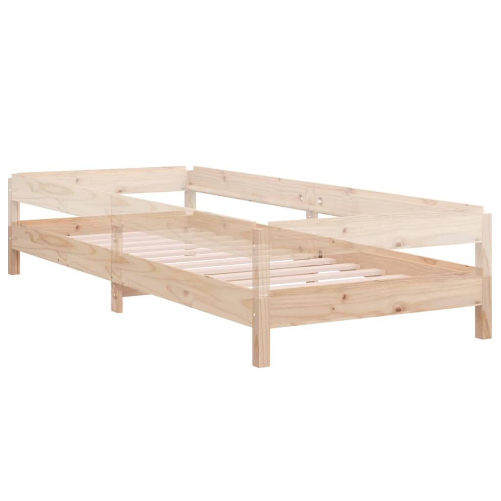 Stacking bed 90x190 cm solid pine wood