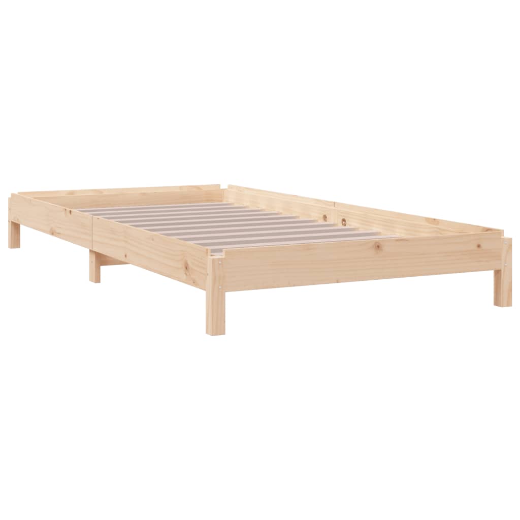 Stacking bed 90x190 cm solid pine wood