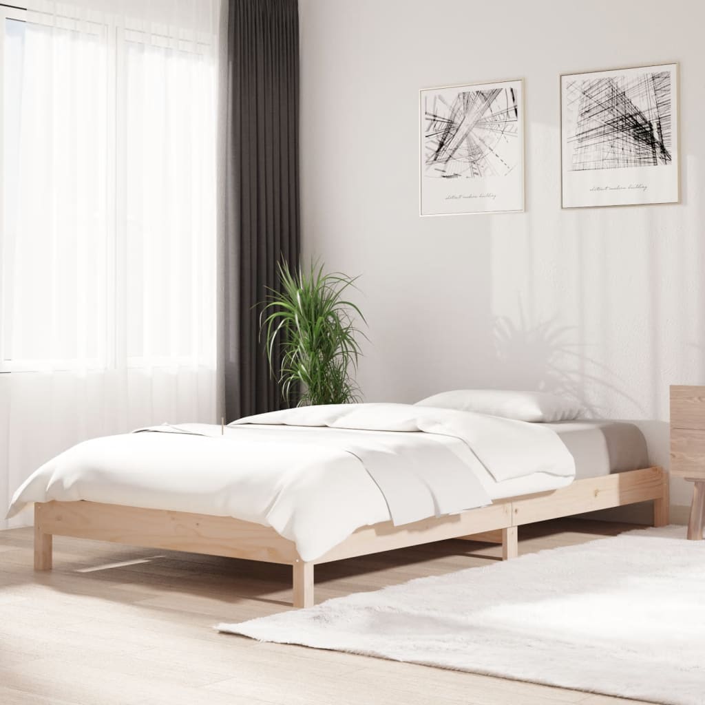 Stacking bed 90x190 cm solid pine wood