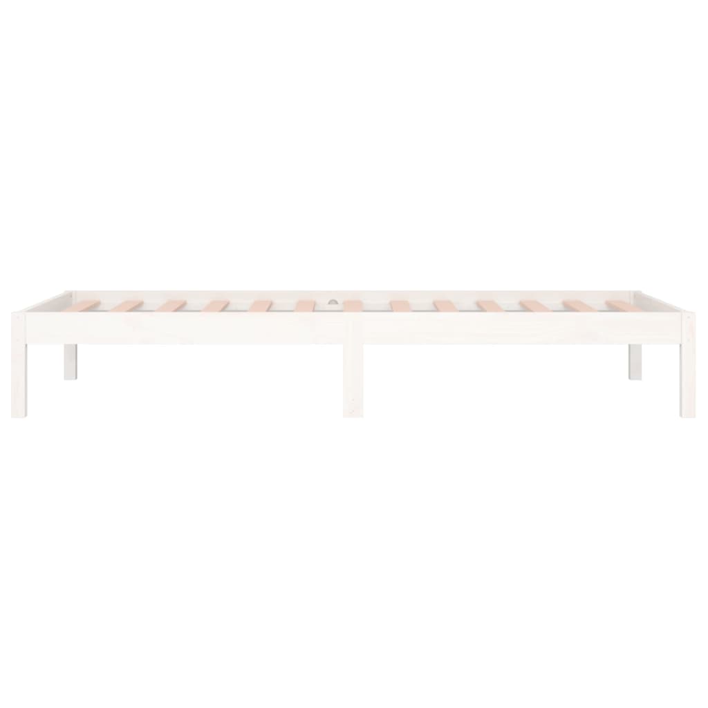 Daybed without mattress white 90x200 cm solid pine wood