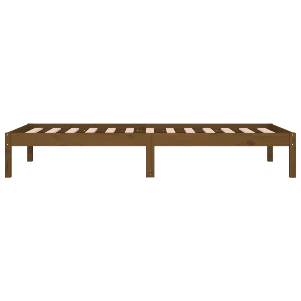 Daybed Honey Brown 90x190 cm Solid Pine Wood