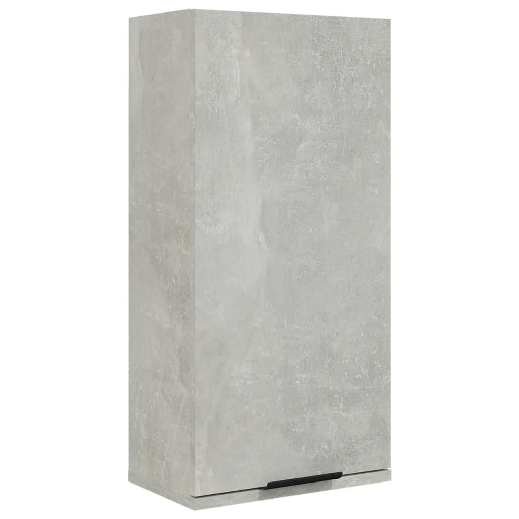 Wall bathroom cabinet concrete gray 32x20x67 cm