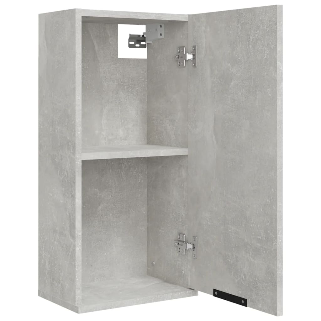 Wall bathroom cabinet concrete gray 32x20x67 cm