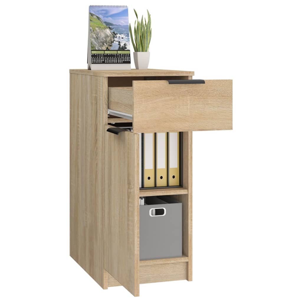 Desk Cabinet Sonoma Oak 33.5x50x75 cm Wood Material