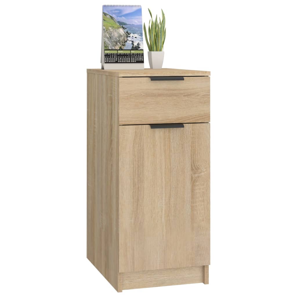 Desk Cabinet Sonoma Oak 33.5x50x75 cm Wood Material