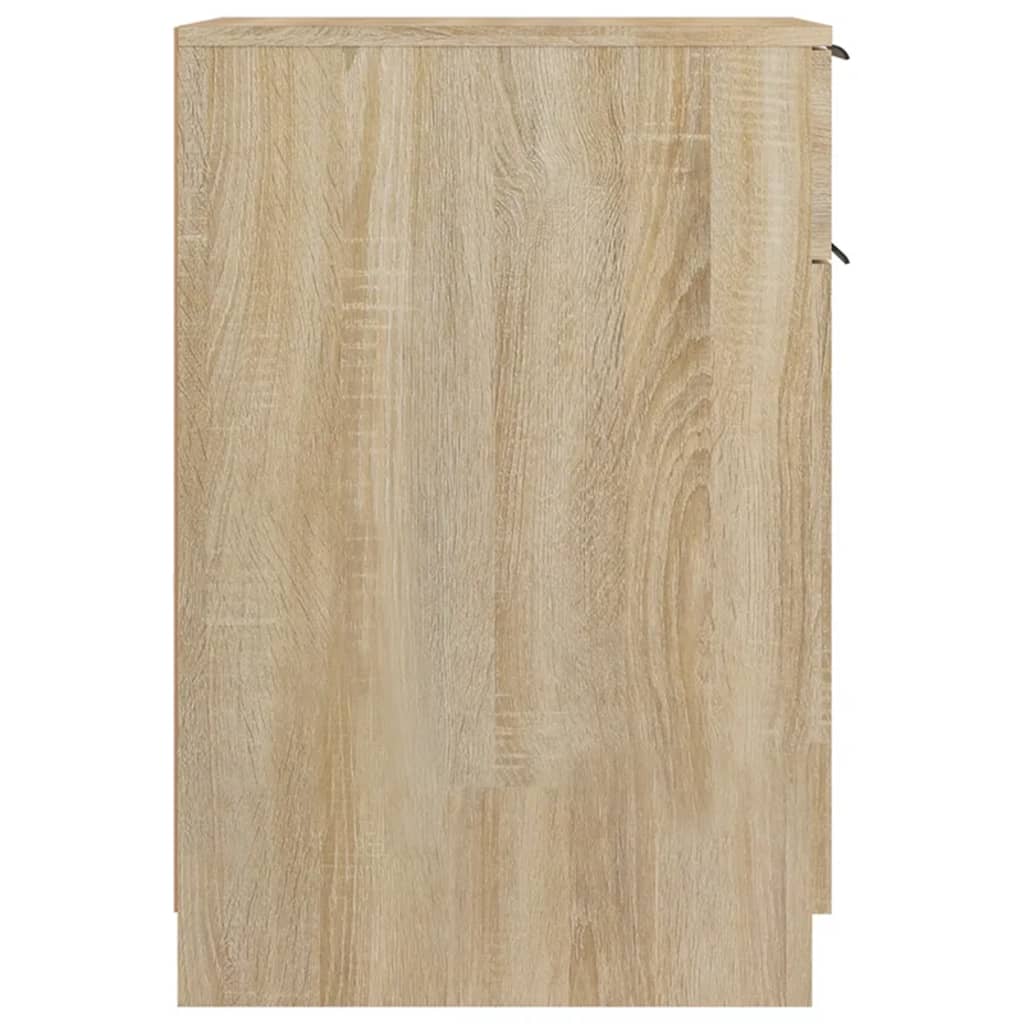 Schreibtischschrank Sonoma-Eiche 33,5x50x75 cm Holzwerkstoff