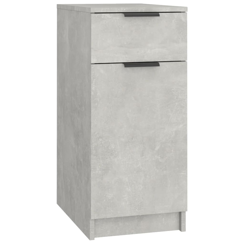 Office Cabinet Concrete Grey 33.5x50x75 cm Wood Material