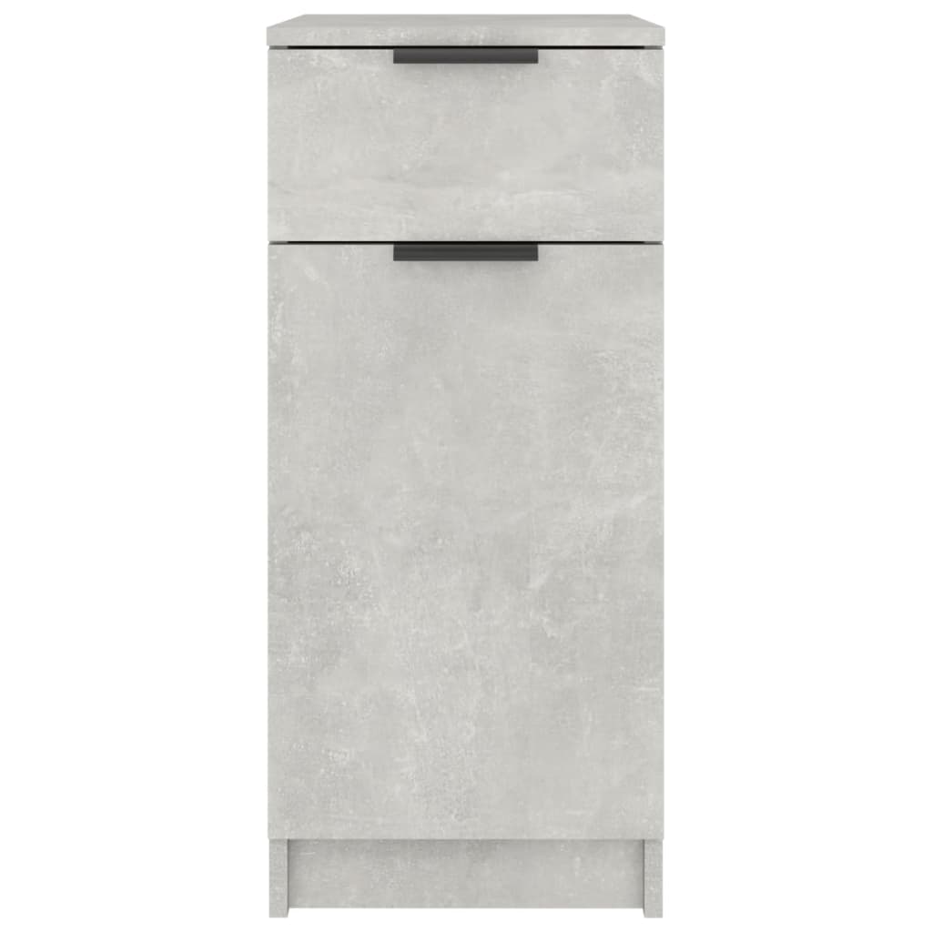 Office Cabinet Concrete Grey 33.5x50x75 cm Wood Material