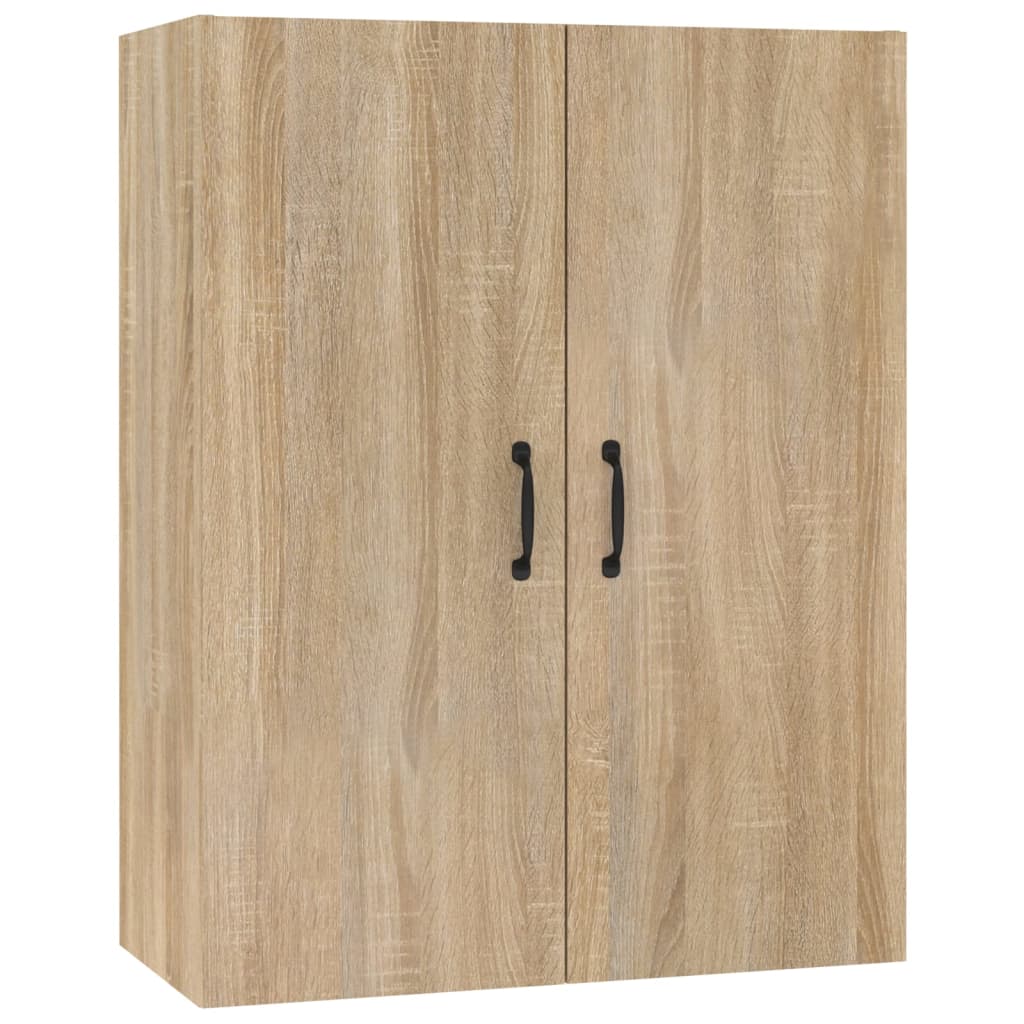 Wall Cabinet Sonoma Oak 69.5x34x90 cm Wood Material