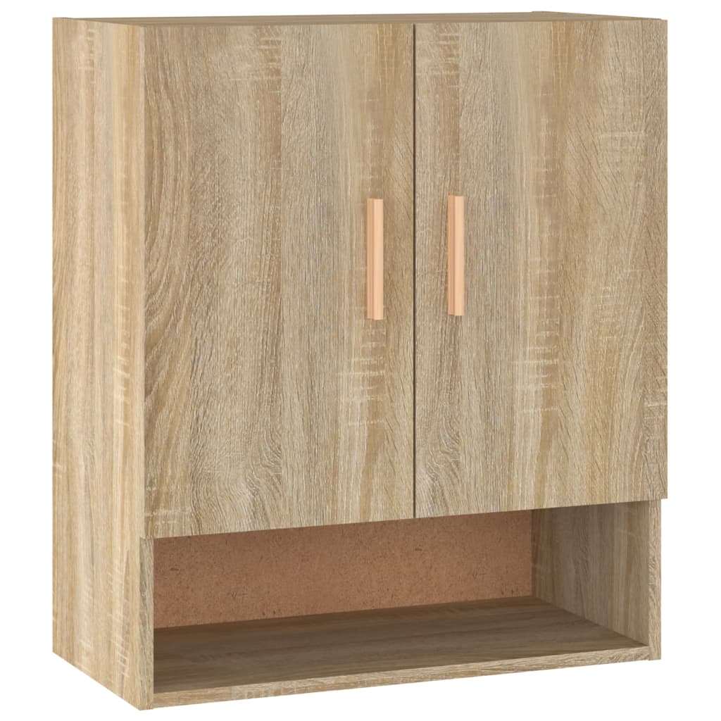 Wall Cabinet Sonoma Oak 60x31x70 cm Wood Material