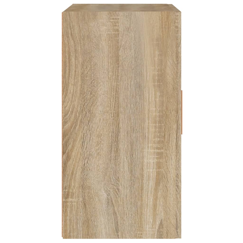 Wall Cabinet Sonoma Oak 60x30x60 cm Wood Material