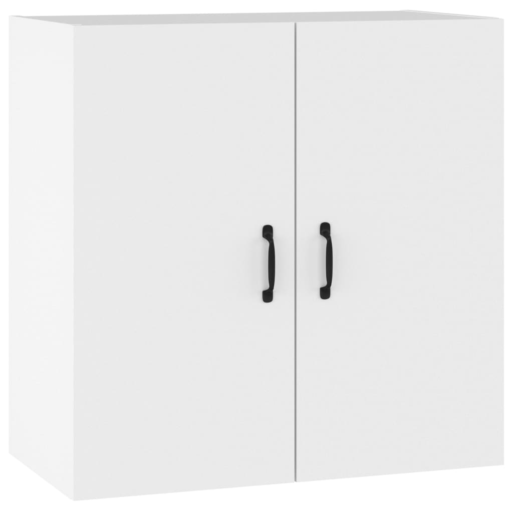 Wall Cabinet White 60x31x60 cm Wood Material