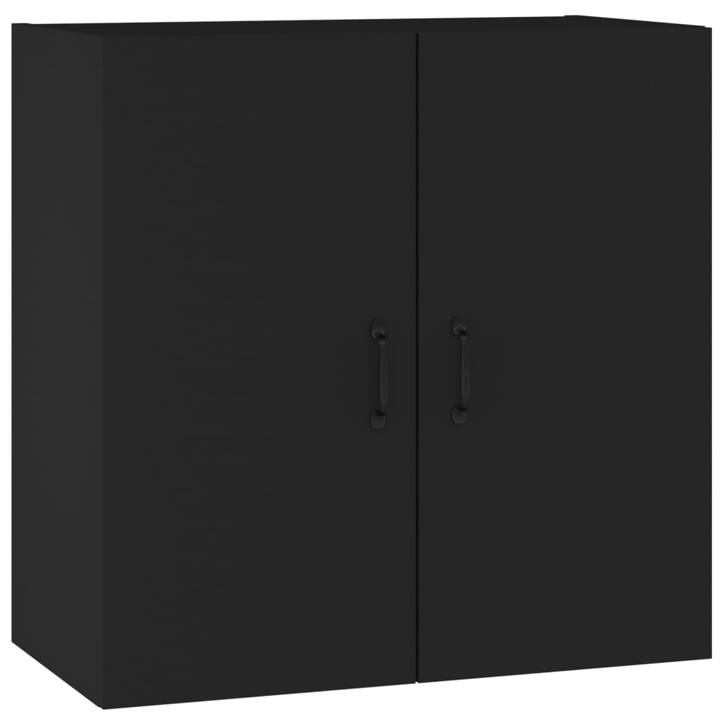 Wall Cabinet Black 60x31x60 cm Wood Material