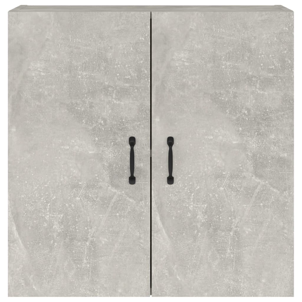 Wall Cabinet Concrete Grey 60x31x60 cm Wood Material