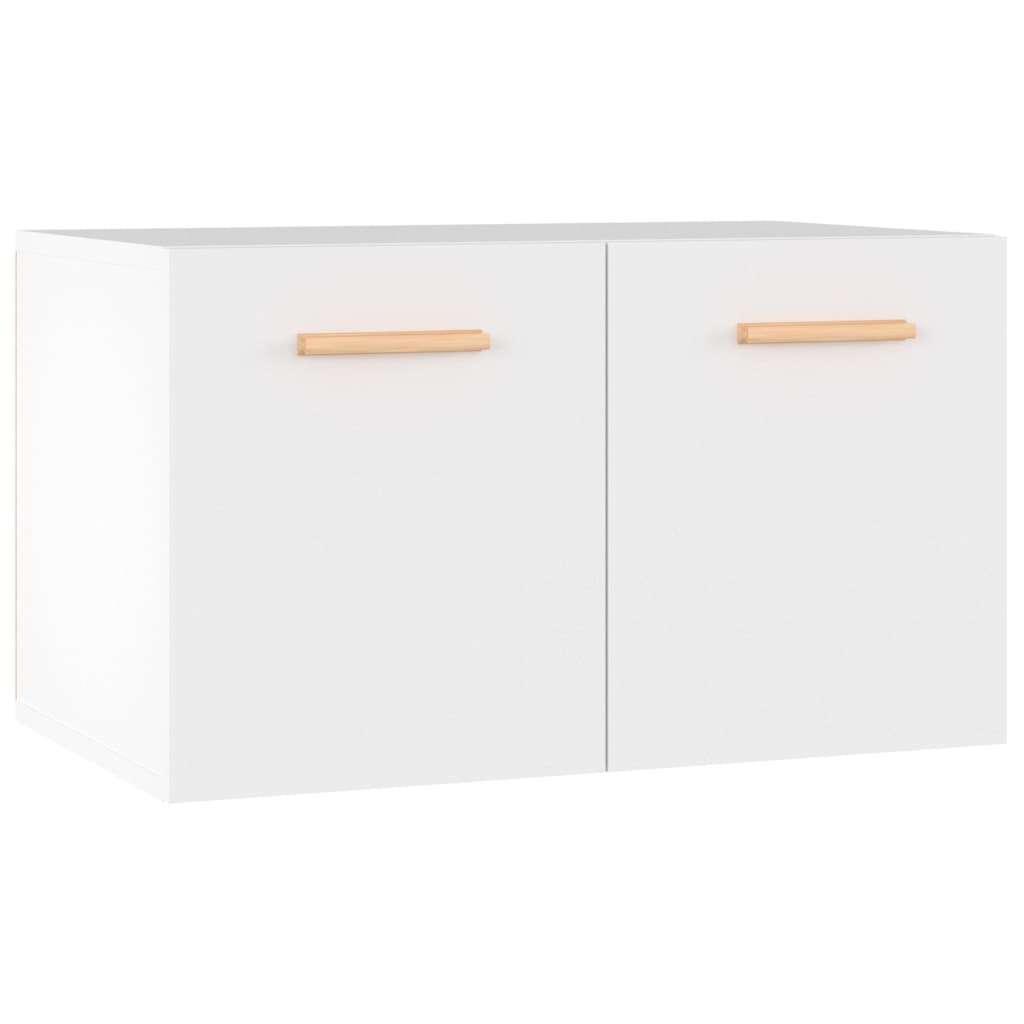 Wall Cabinet White 60x36.5x35 cm Wood Material