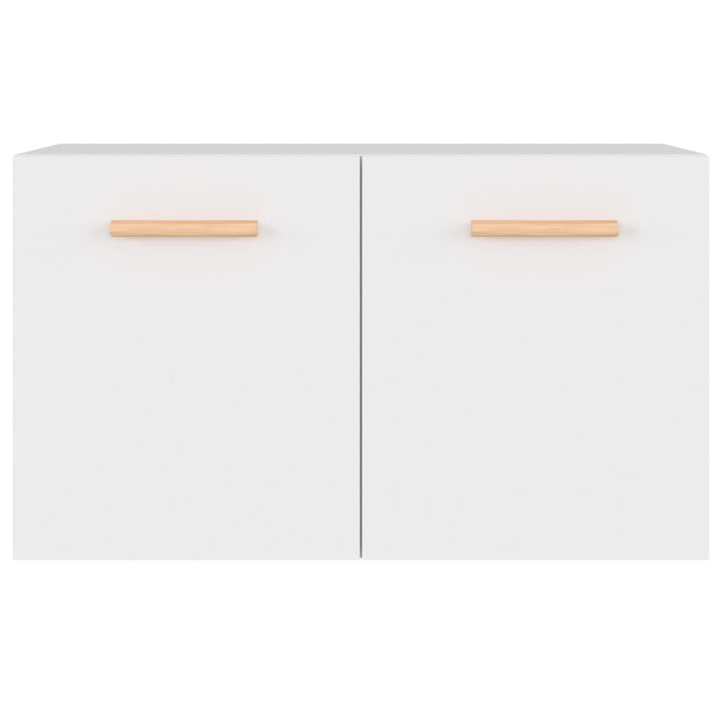 Wall Cabinet White 60x36.5x35 cm Wood Material