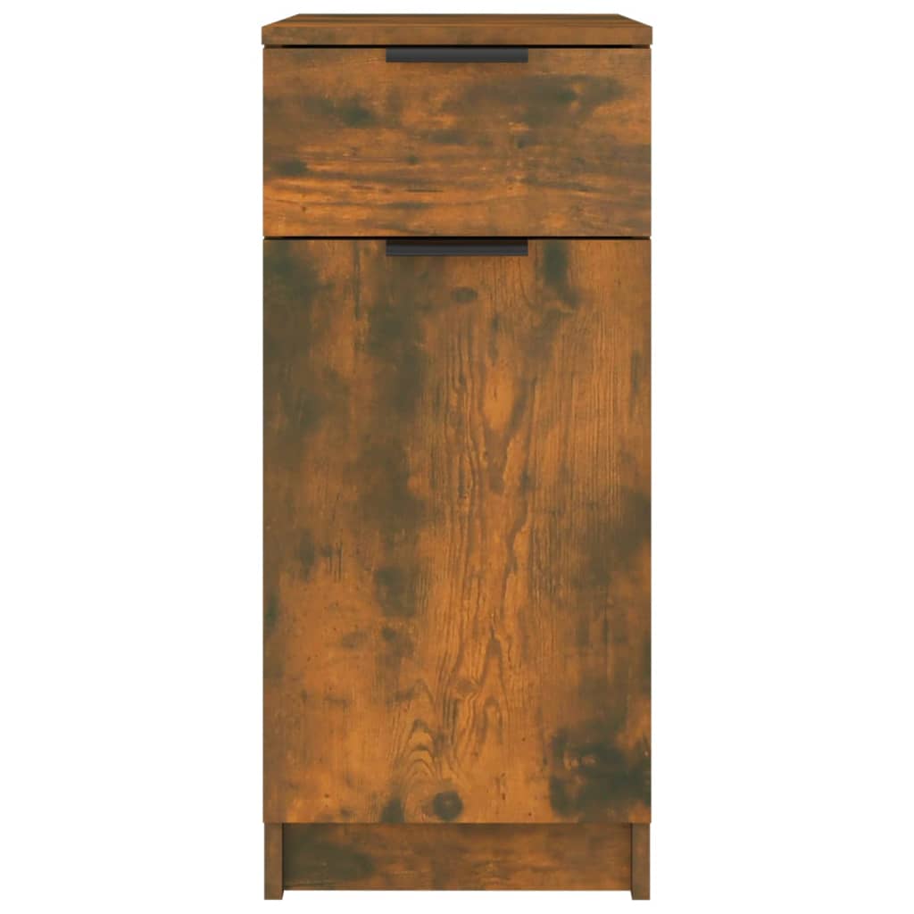 Schreibtischschrank Räuchereiche 33,5x50x75 cm Holzwerkstoff