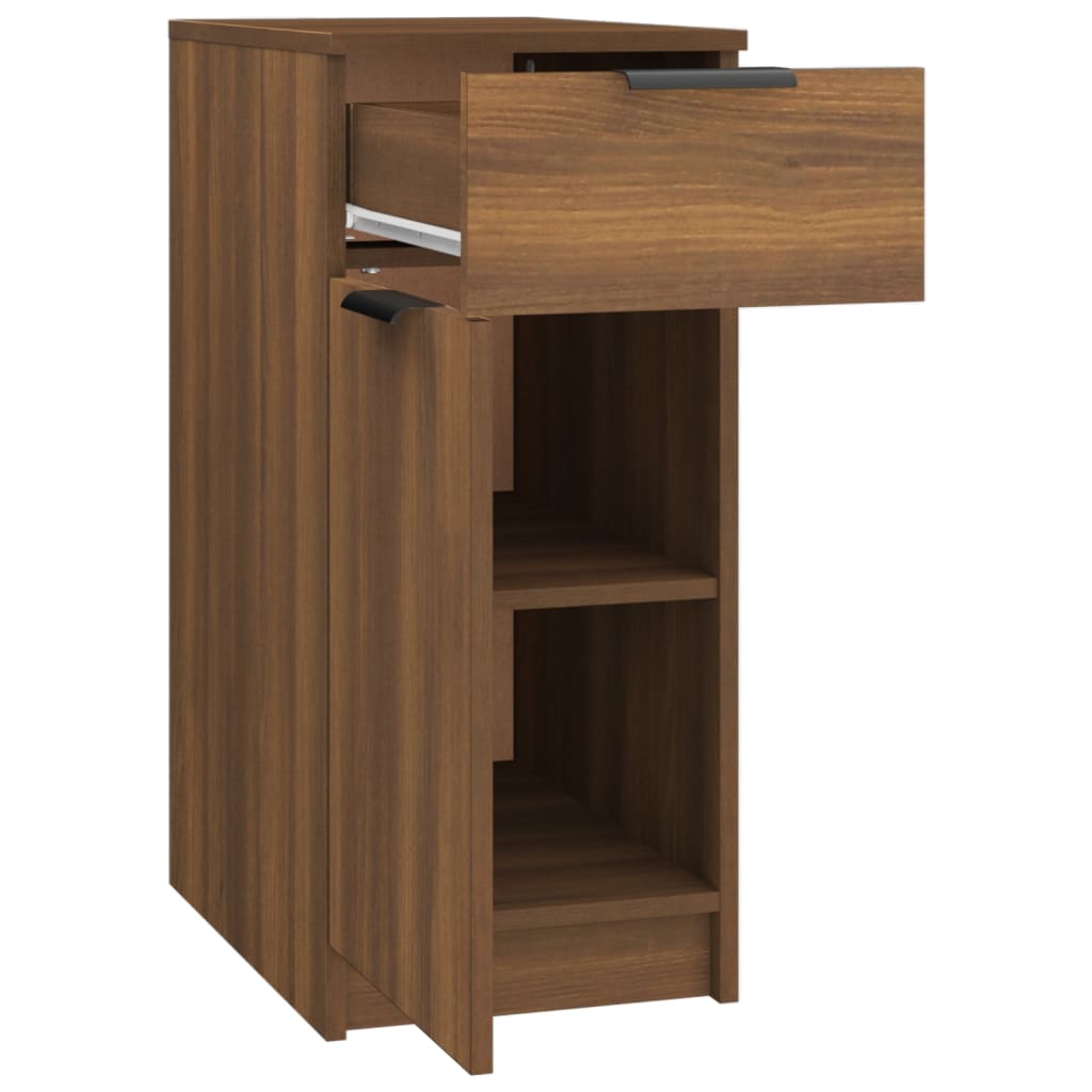 Desk Cabinet Brown Oak Look 33.5x50x75 cm