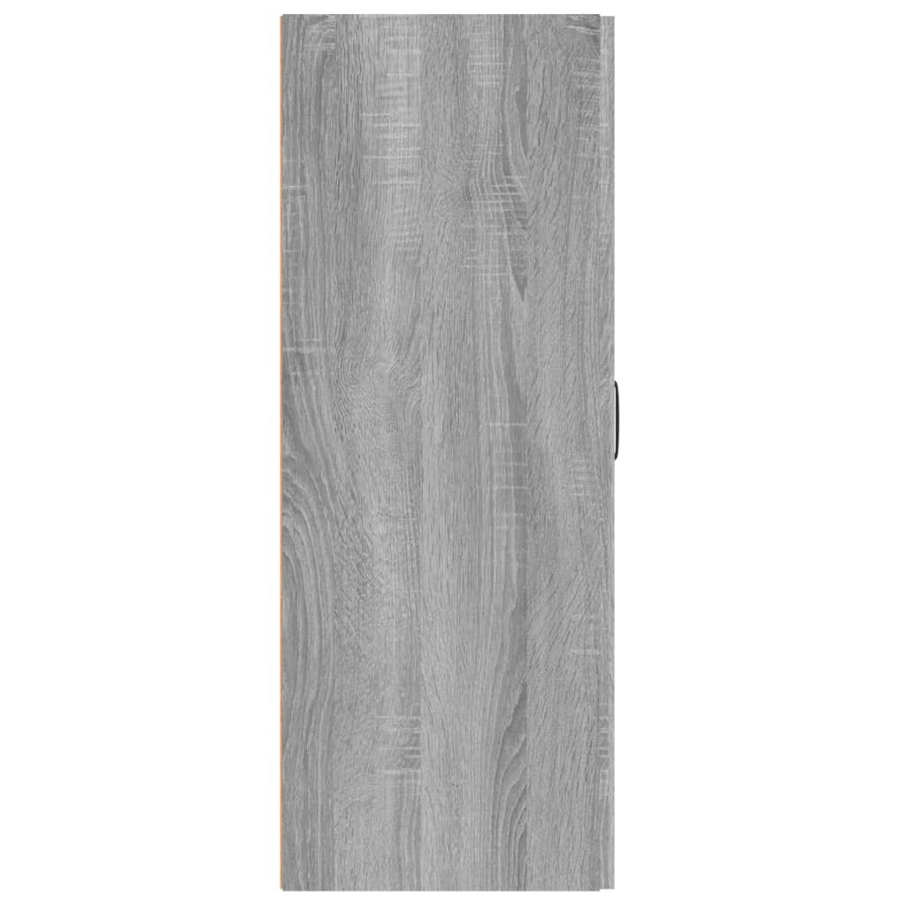 Wall Cabinet Sonoma Oak 69.5x34x90 cm Wood Material