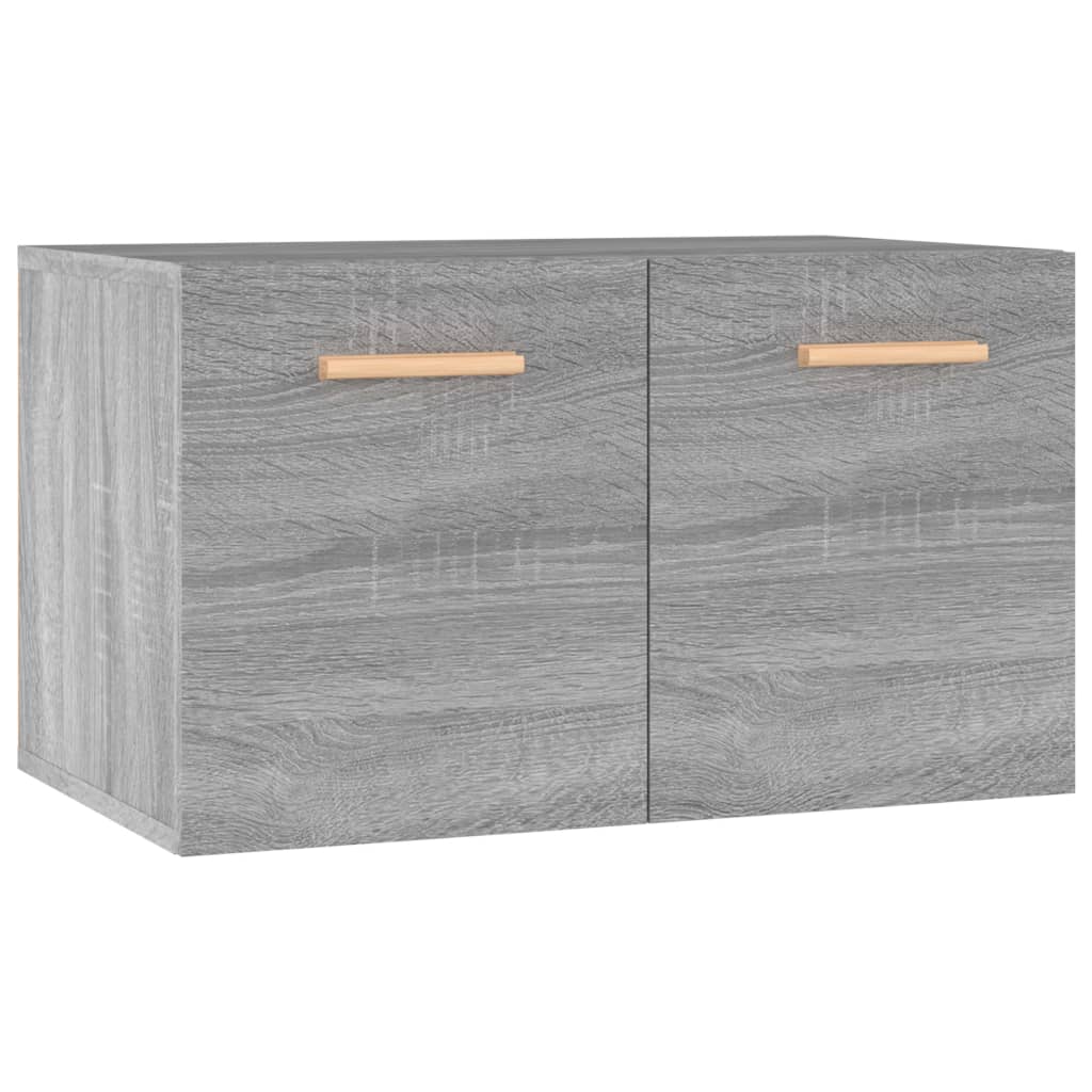 Wall Cabinet Gray Sonoma 60x36.5x35 cm Wood Material