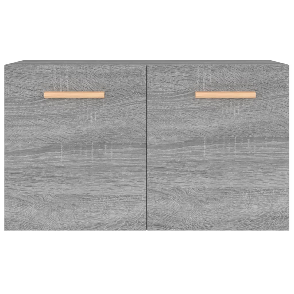 Wall Cabinet Gray Sonoma 60x36.5x35 cm Wood Material