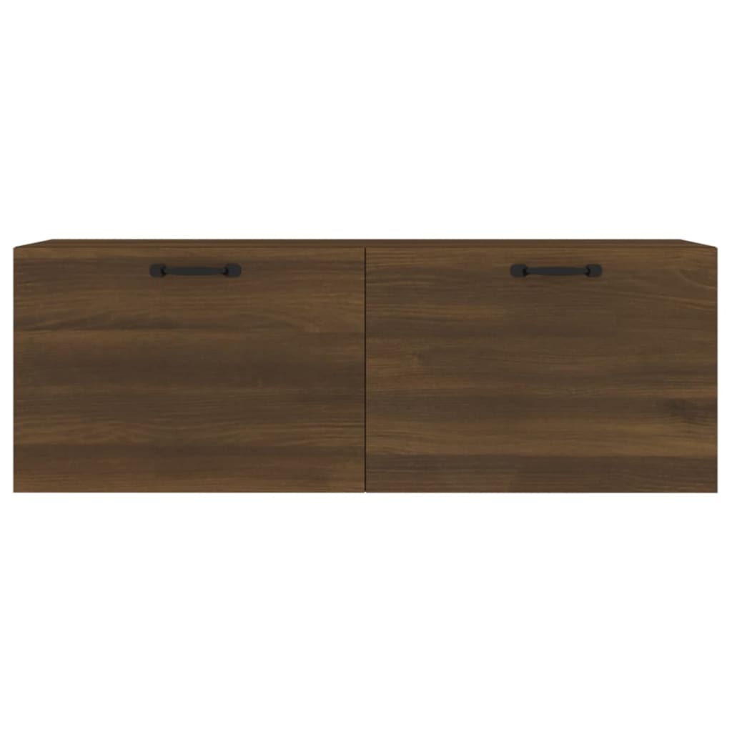 Wandschrank Braun Eichen-Optik 100x36,5x35 cm Holzwerkstoff