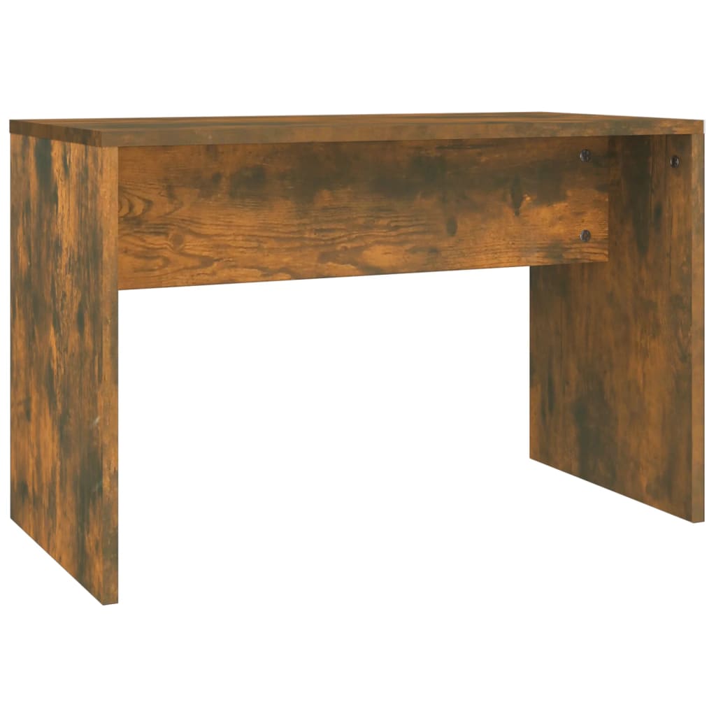 Vanity Stool Smoked Oak 70x35x45 cm Wood Material