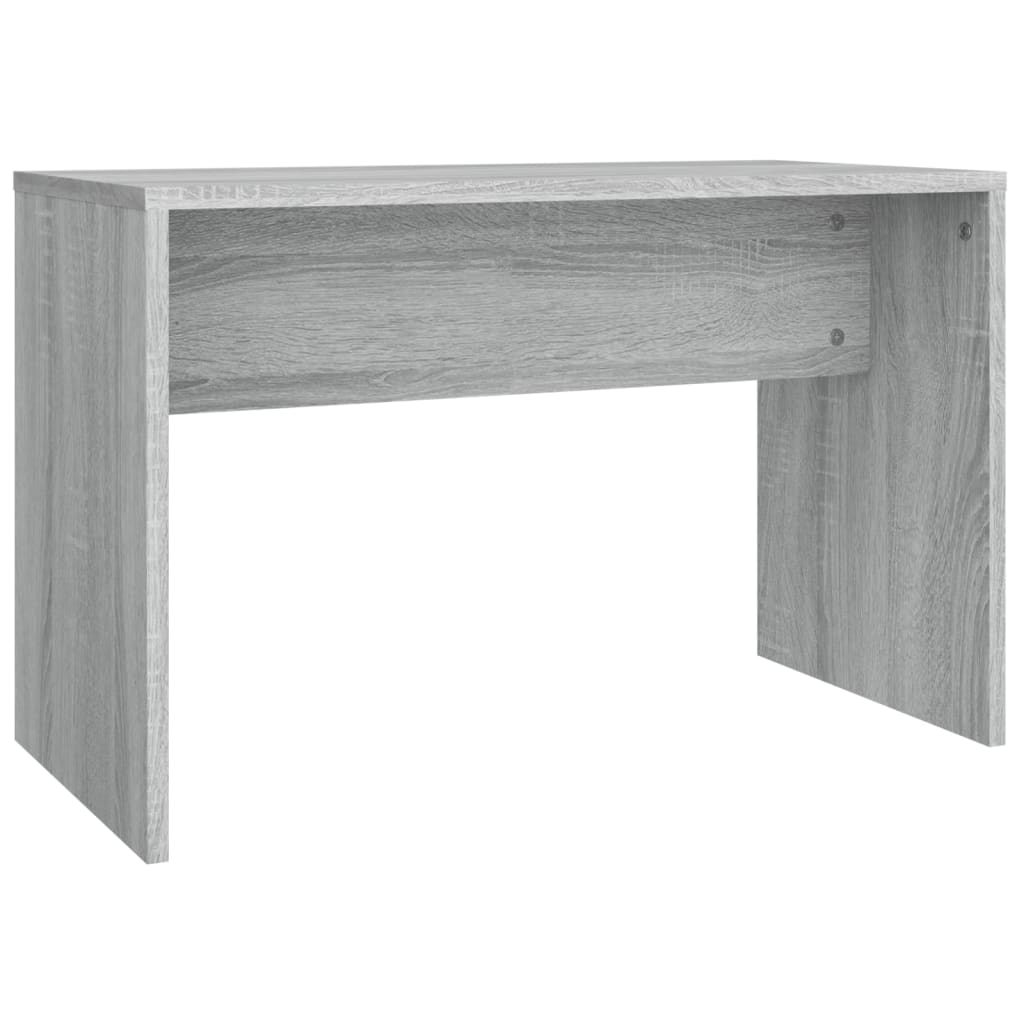 Vanity Stool Grey Sonoma 70x35x45 cm Wood Material