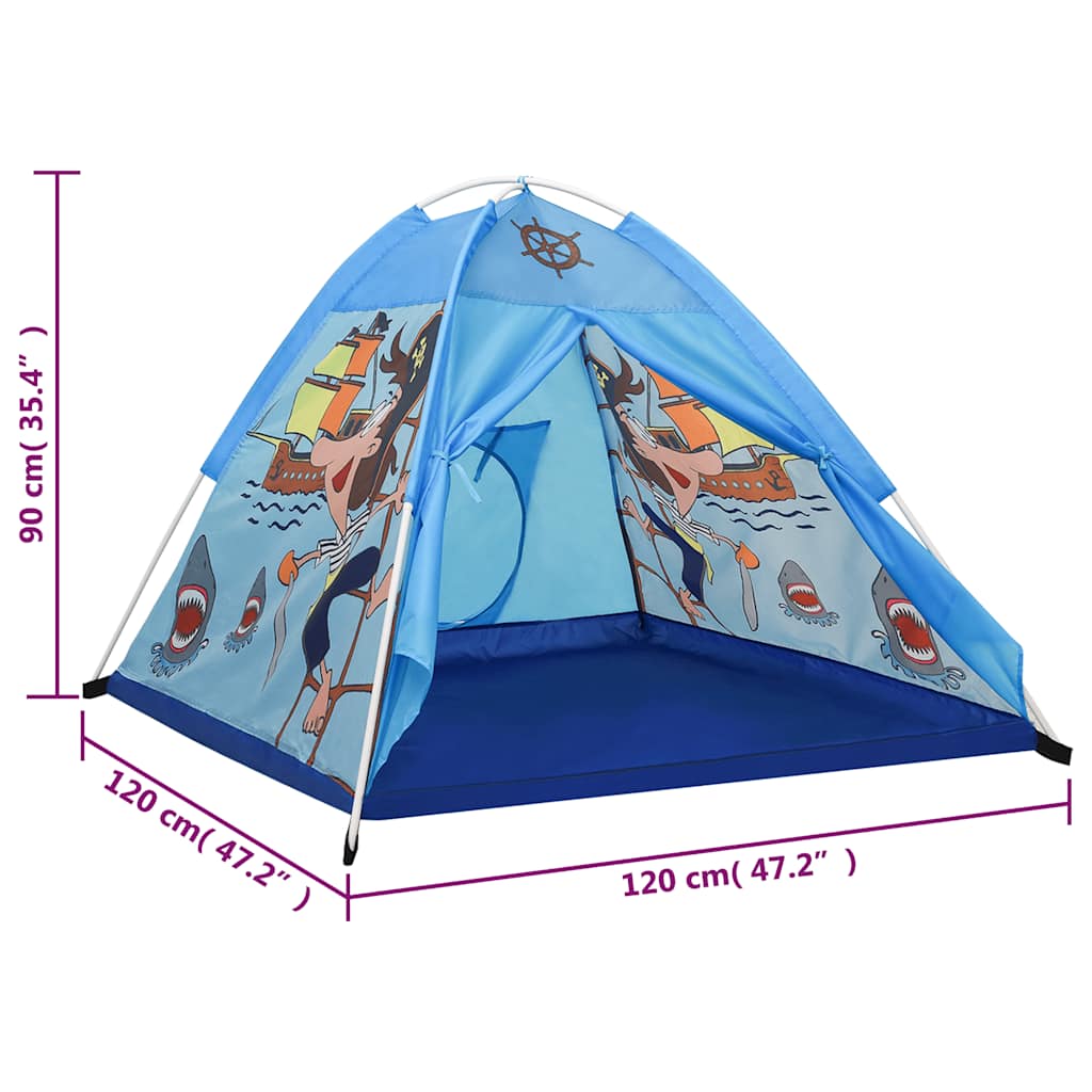 Play Tent for Children Blue 120x120x90 cm