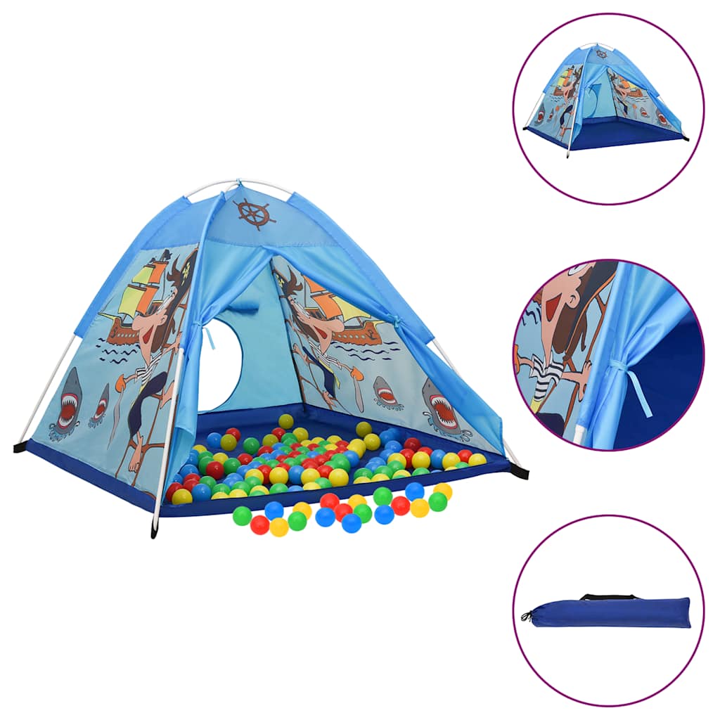 Play Tent for Children Blue 120x120x90 cm