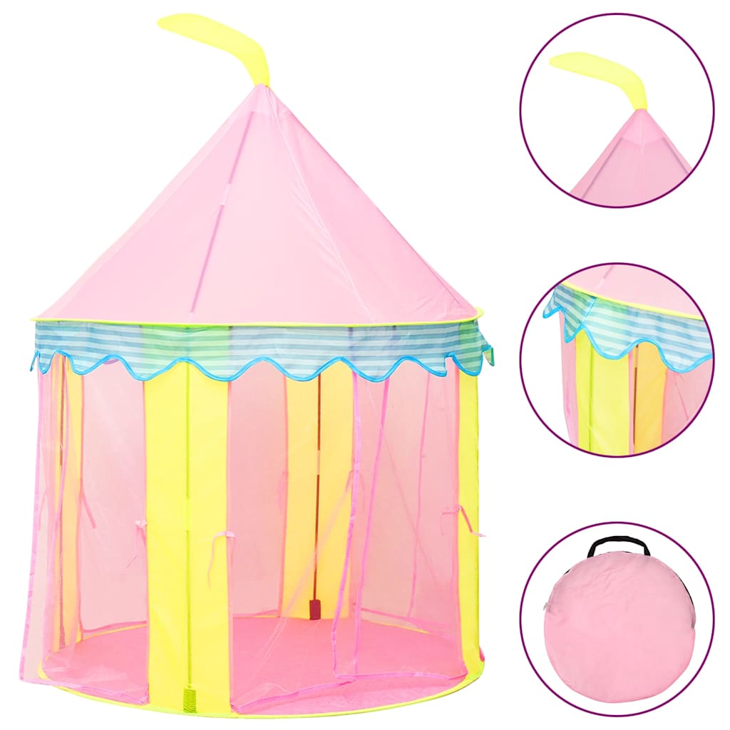 Play Tent for Children Pink 100x100x127 cm