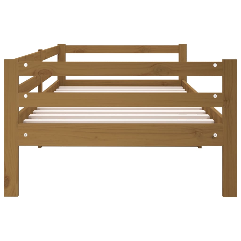 Daybed Honey Brown 90x190 cm Solid Pine Wood