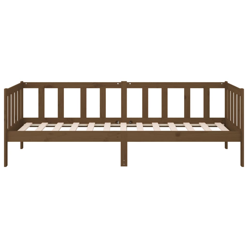 Daybed Honey Brown 90x190 cm Solid Pine Wood