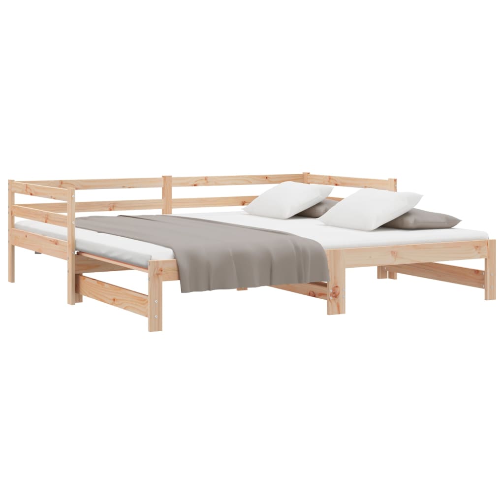 Pull-out day bed without mattress 80x200 cm