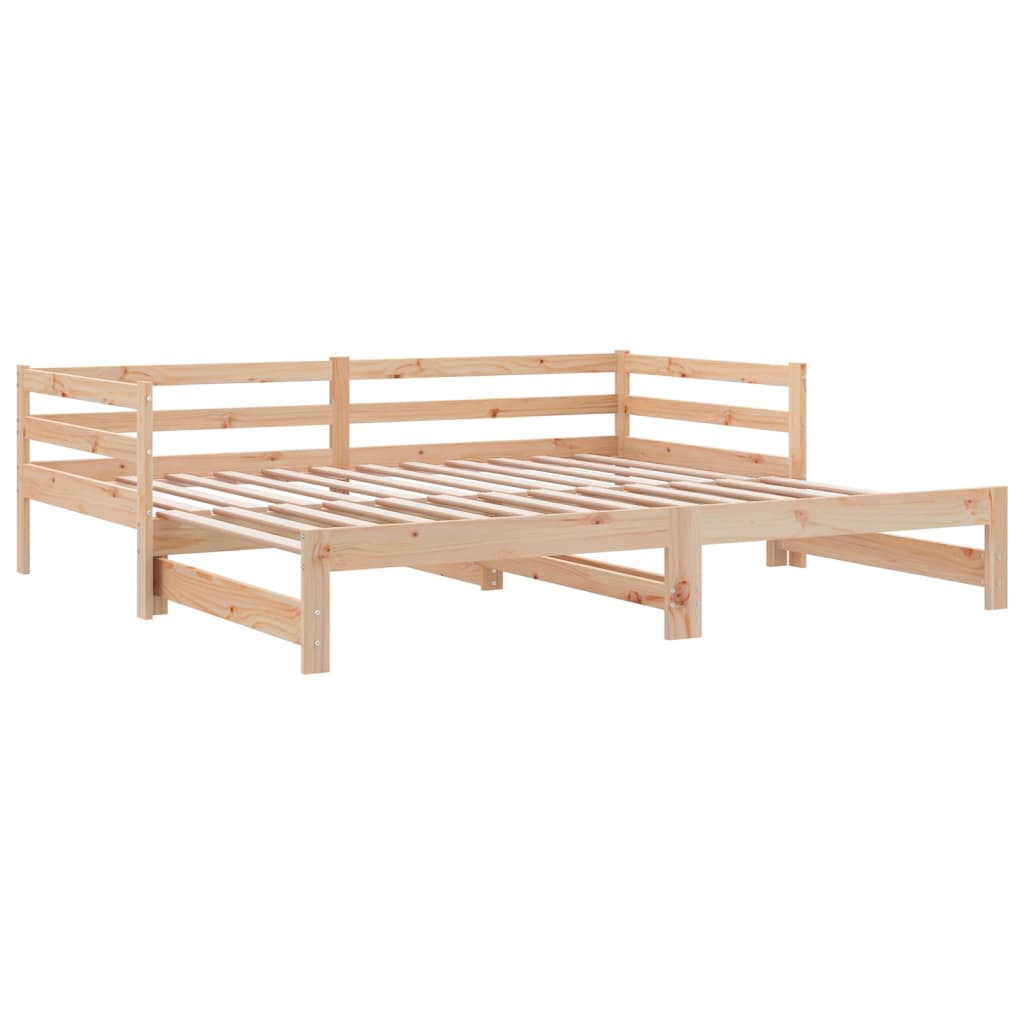 Pull-out day bed without mattress 80x200 cm