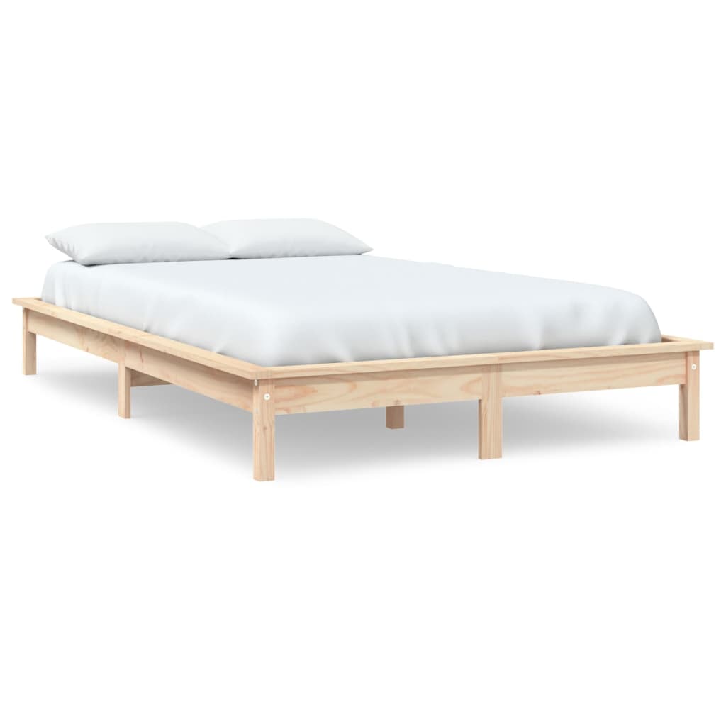 Solid wood bed 120x200 cm pine