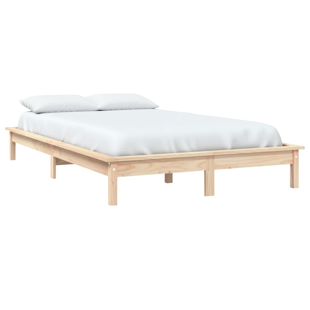 Solid wood bed 120x200 cm pine