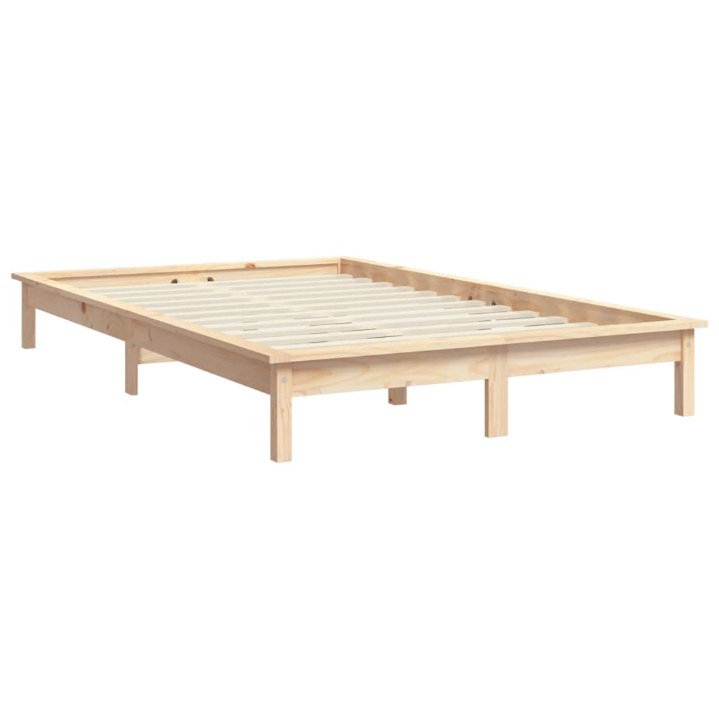 Solid wood bed 120x200 cm pine