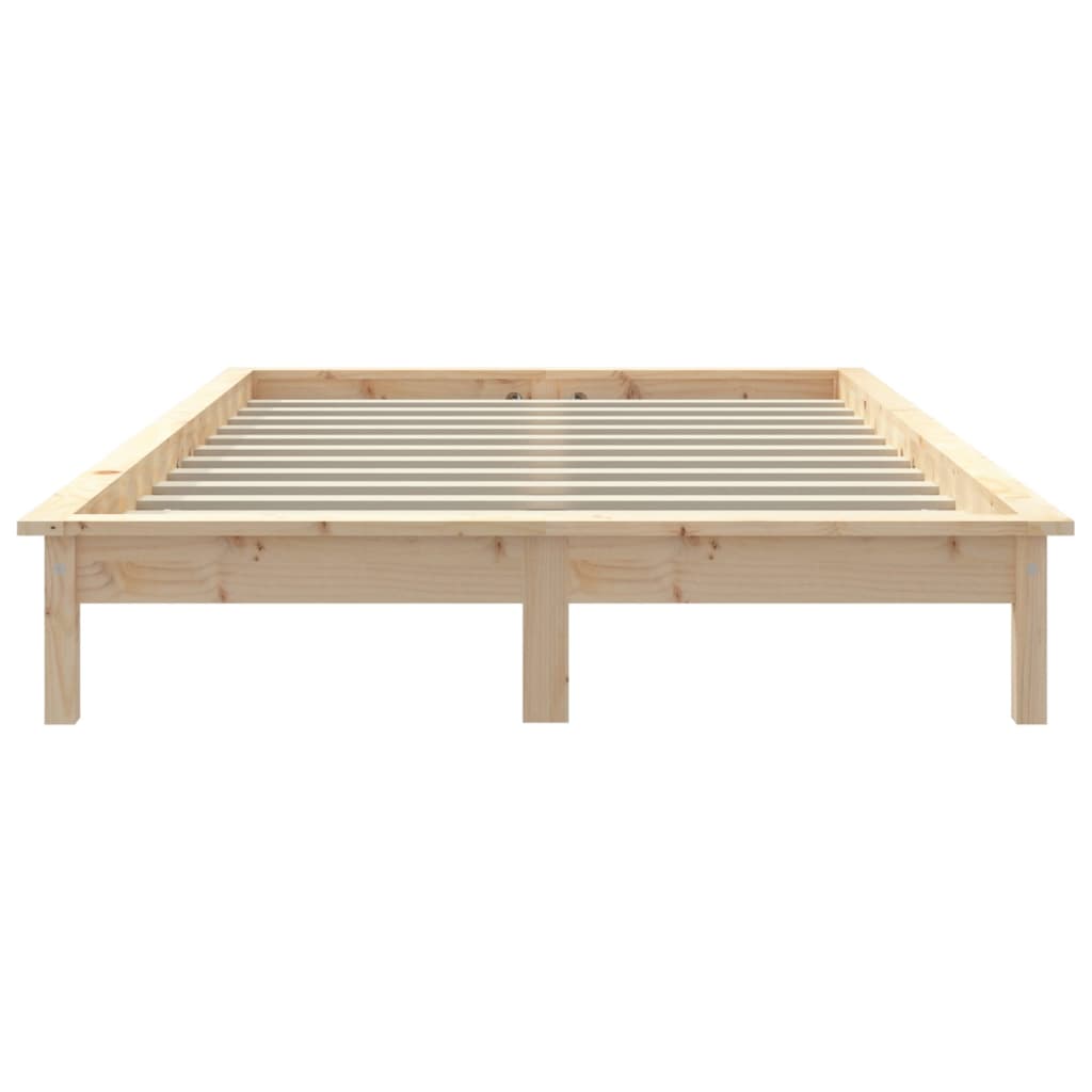 Solid wood bed 120x200 cm pine