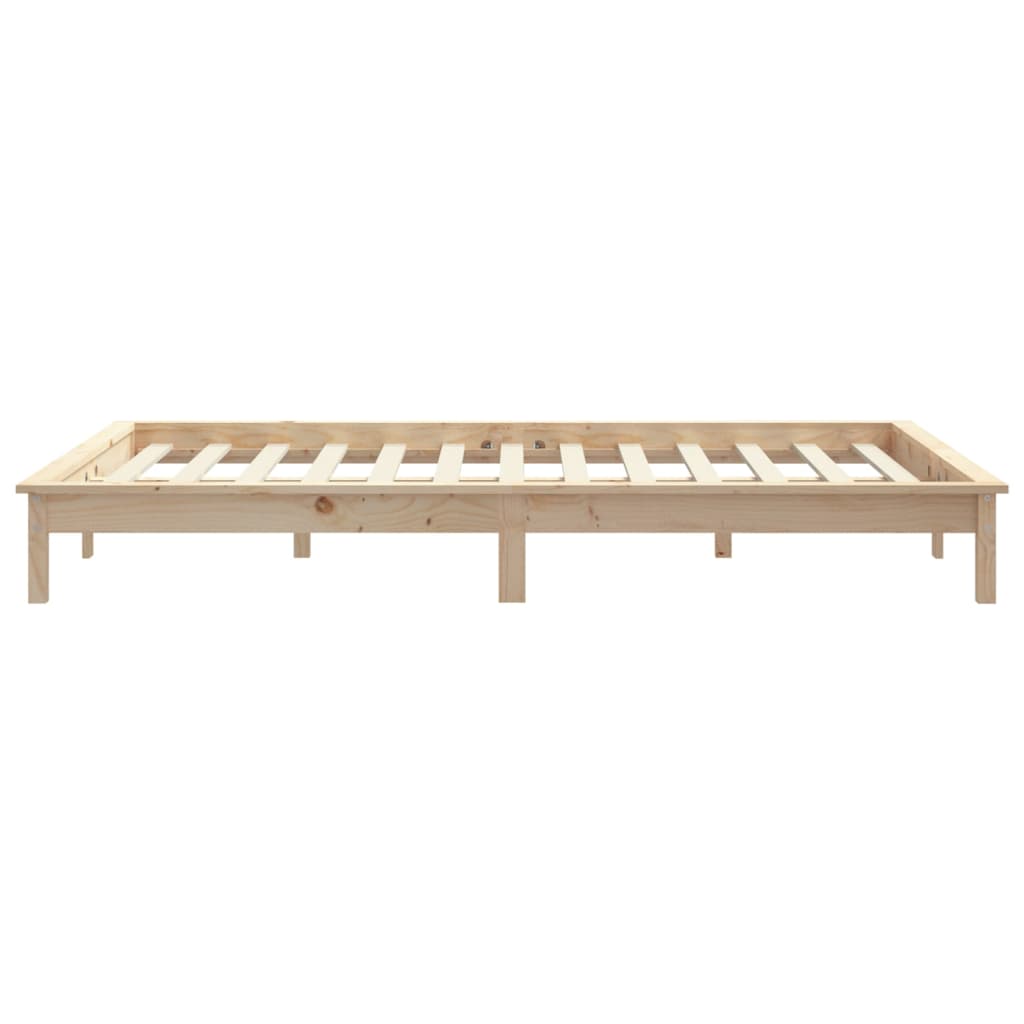 Solid wood bed 120x200 cm pine