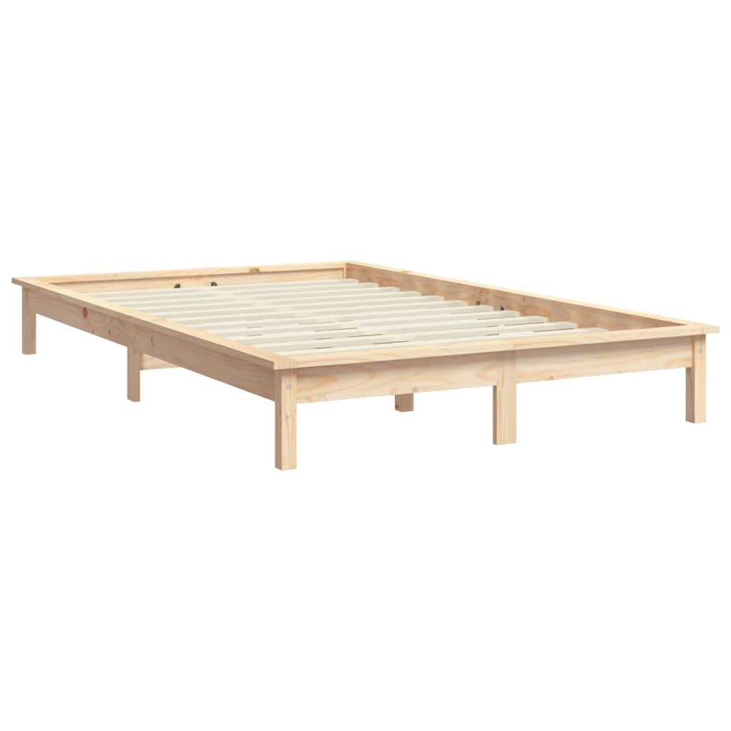 Solid wood bed 140x200 cm pine