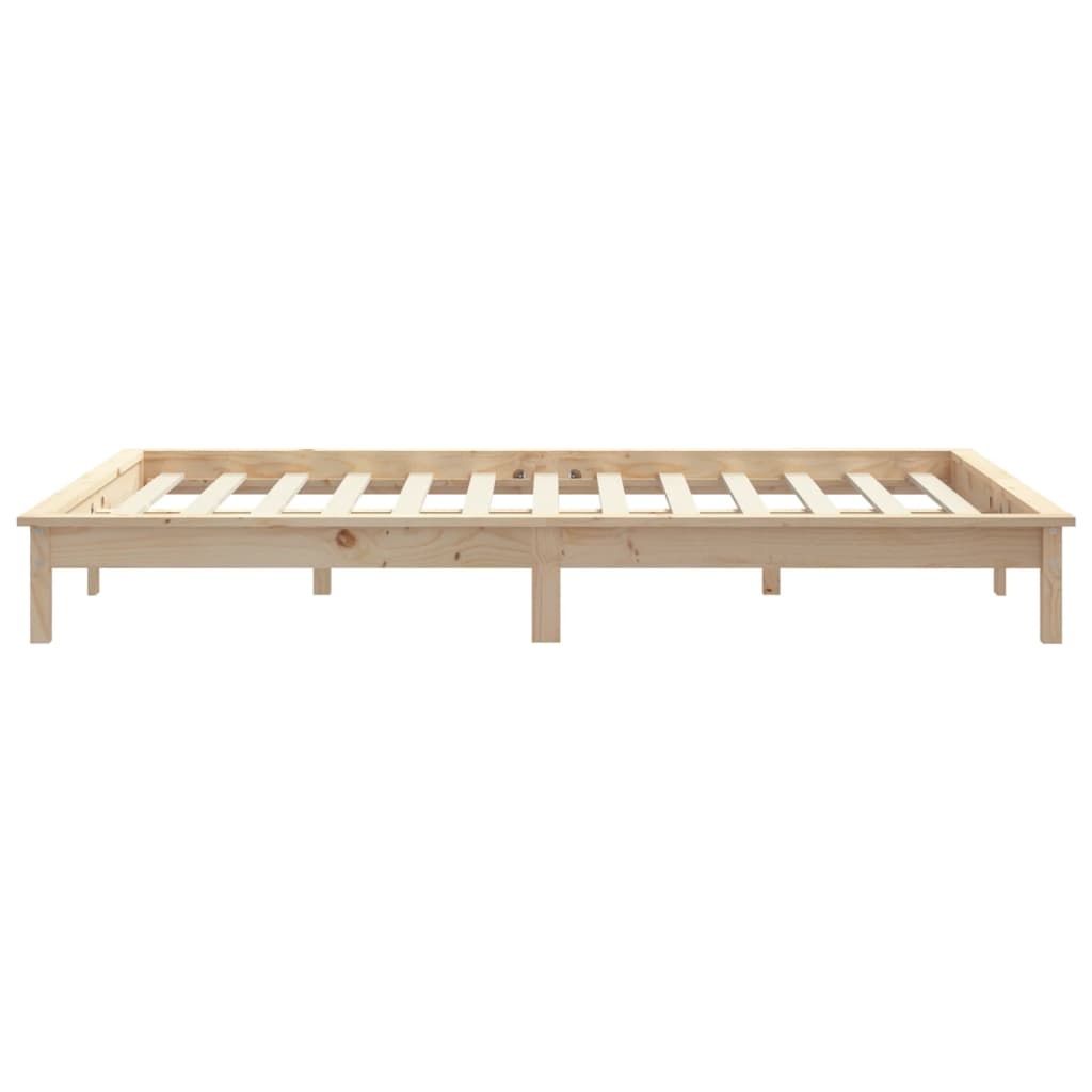 Solid wood bed 150x200 cm pine