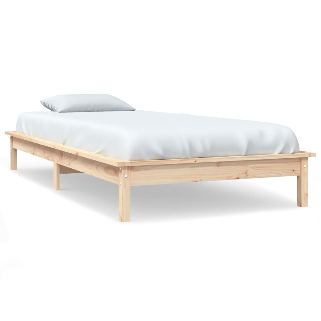 Solid wood bed 90x190 cm pine