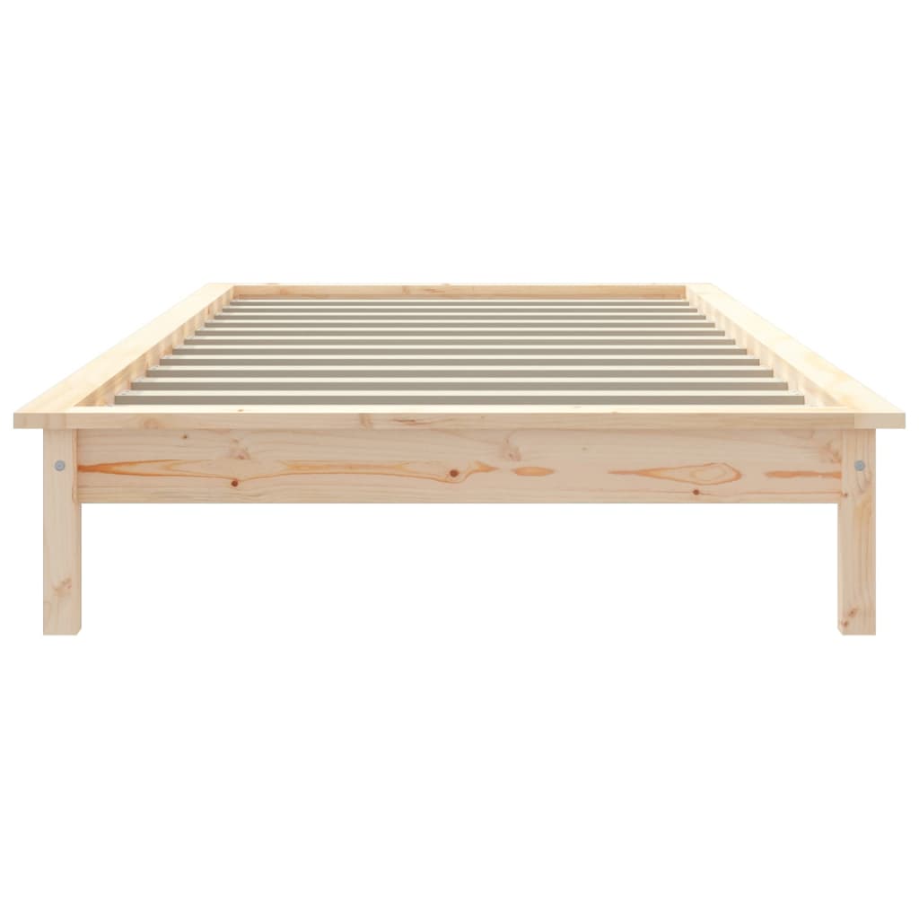 Solid wood bed 90x190 cm pine