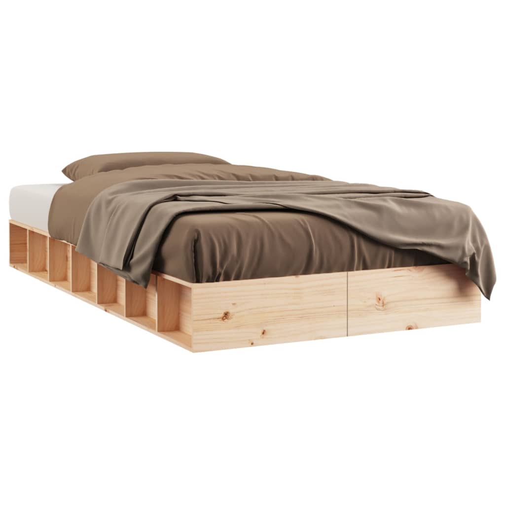 solid wood bed 100x200 cm